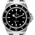 Rolex Submariner 40mm No Date 2 Liner Steel Mens Watch 14060 Box Papers