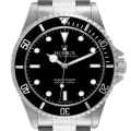 Rolex Submariner 40mm No Date 2 Liner Steel Mens Watch 14060 Box Papers