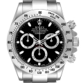 Rolex Daytona Chronograph Black Dial Steel Mens Watch 116520