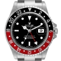 Rolex GMT Master II Black Red Coke Bezel Steel Mens Watch 16710 Box Papers
