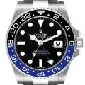 Rolex GMT Master II Batman Blue Black Ceramic Bezel Steel Watch 116710 Box Card