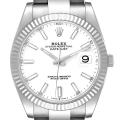 Rolex Datejust 41 Steel White Gold White Dial Mens Watch 126334 Box Card Rolex Datejust 41 Steel White Gold White Dial Mens Watch 126334 Box Card