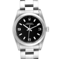 Rolex Midsize 31mm Black Dial Automatic Steel Ladies Watch 67480