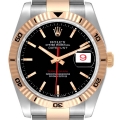 Rolex Datejust Turnograph Black Dial Steel Rose Gold Mens Watch 116261 Rolex Datejust Turnograph Black Dial Steel Rose Gold Mens Watch 116261