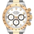 Rolex Daytona Steel Yellow Gold Diamond Dial Zenith Movement Mens Watch 16523