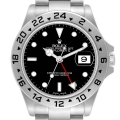 Rolex Explorer II Black Dial Automatic Steel Mens Watch 16570 Box Papers