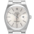 Rolex Oysterquartz Datejust Silver Dial Steel Mens Watch 17000