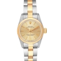 Rolex Oyster Perpetual Steel Yellow Gold Champagne Dial Ladies Watch 67193 Rolex Oyster Perpetual Steel Yellow Gold Champagne Dial Ladies Watch 67193