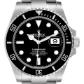 Rolex Submariner Black Dial Ceramic Bezel Steel Mens Watch 126610 Box Card