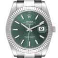 Rolex Datejust 41 Steel White Gold Mint Green Dial Mens Watch 126334 Unworn Rolex Datejust 41 Steel White Gold Mint Green Dial Mens Watch 126334 Unworn