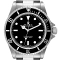 Rolex Submariner 40mm No Date 2 Liner Steel Mens Watch 14060 Box Papers