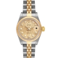 Rolex Datejust Steel Yellow Gold Anniversary Diamond Dial Ladies Watch 79173