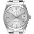Rolex OysterDate Precision Silver Dial Steel Vintage Mens Watch 6694