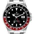 Rolex GMT Master II Black Red Coke Bezel Error Dial Mens Watch 16710 Box Papers