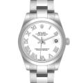 Rolex Midsize 31 Datejust White Dial Steel Ladies Watch 178240