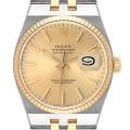 Rolex Oysterquartz Datejust Steel Yellow Gold Mens Watch 17013