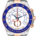 Rolex Yachtmaster II Steel Rose Gold Mens Watch 116681 Box Card