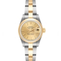 Rolex Datejust Steel Yellow Gold Champagne Dial Ladies Watch 79163