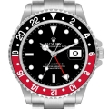 Rolex GMT Master II Black Red Coke Bezel Steel Mens Watch 16710 Box Papers