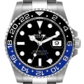 Rolex GMT Master II Batman Black Blue Ceramic Bezel Steel Watch 116710 Box Card