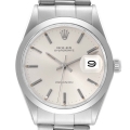 Rolex OysterDate Precision Silver Dial Steel Vintage Mens Watch 6694
