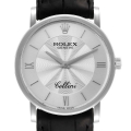 Rolex Cellini Classic White Gold Decorated Silver Dial Mens Watch 5115 Box Card