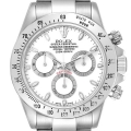 Rolex Daytona White Dial Chronograph Steel Mens Watch 116520