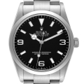 Rolex Explorer I Black Dial Stainless Steel Mens Watch 114270