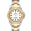 Rolex Yachtmaster 29 White Dial Steel Yellow Gold Ladies Watch 169623