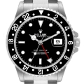 Rolex GMT Master Black Bezel Automatic Steel Mens Watch 16700