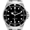 Rolex Submariner 40mm No Date 2 Liner Steel Mens Watch 14060 Box Papers