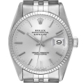 Rolex Datejust Steel White Gold Silver Dial Vintage Mens Watch 16014 Box Papers Rolex Datejust Steel White Gold Silver Dial Vintage Mens Watch 16014 Box Papers