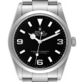 Rolex Explorer I Black Dial Stainless Steel Mens Watch 114270