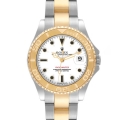 Rolex Yachtmaster 35 Midsize Steel Yellow Gold White Dial Mens Watch 68623 Rolex Yachtmaster 35 Midsize Steel Yellow Gold White Dial Mens Watch 68623