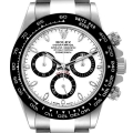 Rolex Daytona Ceramic Bezel White Dial Steel Mens Watch 116500 Box Card