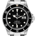 Rolex Submariner Date Matte Dial Vintage Steel Mens Watch 16800