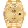 Rolex President Day-Date Yellow Gold Champagne Dial Mens Watch 18238