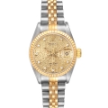 Rolex Datejust Steel Yellow Gold Anniversary Diamond Dial Ladies Watch 69173