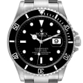 Rolex Submariner Date 40mm Black Dial Steel Mens Watch 16610 Box Card