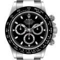 Rolex Cosmograph Daytona Ceramic Bezel Black Dial Mens Watch 116500 Box Card