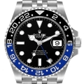 Rolex GMT Master II Batgirl Black Blue Bezel Steel Mens Watch 126710 Box Card