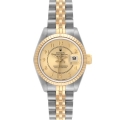 Rolex Datejust Steel Yellow Gold Champagne Bullseye Dial Ladies Watch 69173