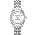 Rolex Datejust Steel White Gold Diamond Ladies Watch 179174 Box Papers
