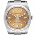 Rolex Oyster Perpetual 36 White Grape Dial Steel Mens Watch 116000 Box Card