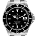 Rolex Submariner Date 40mm Black Dial Steel Mens Watch 16610 Box Papers