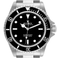 Rolex Submariner 40mm No Date 2 Liner Steel Mens Watch 14060 Box Papers