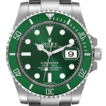 Rolex Submariner Hulk Green Dial Bezel Steel Mens Watch 116610LV Box Card