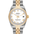 Rolex Datejust Midsize Steel Yellow Gold Ladies Watch 78273 Box Papers