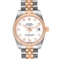 Rolex Datejust 31 Midsize Steel Rose Gold Diamond Ladies Watch 178271 Unworn