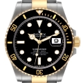 Rolex Submariner 41 Steel Yellow Gold Black Dial Mens Watch 126613 Box Card